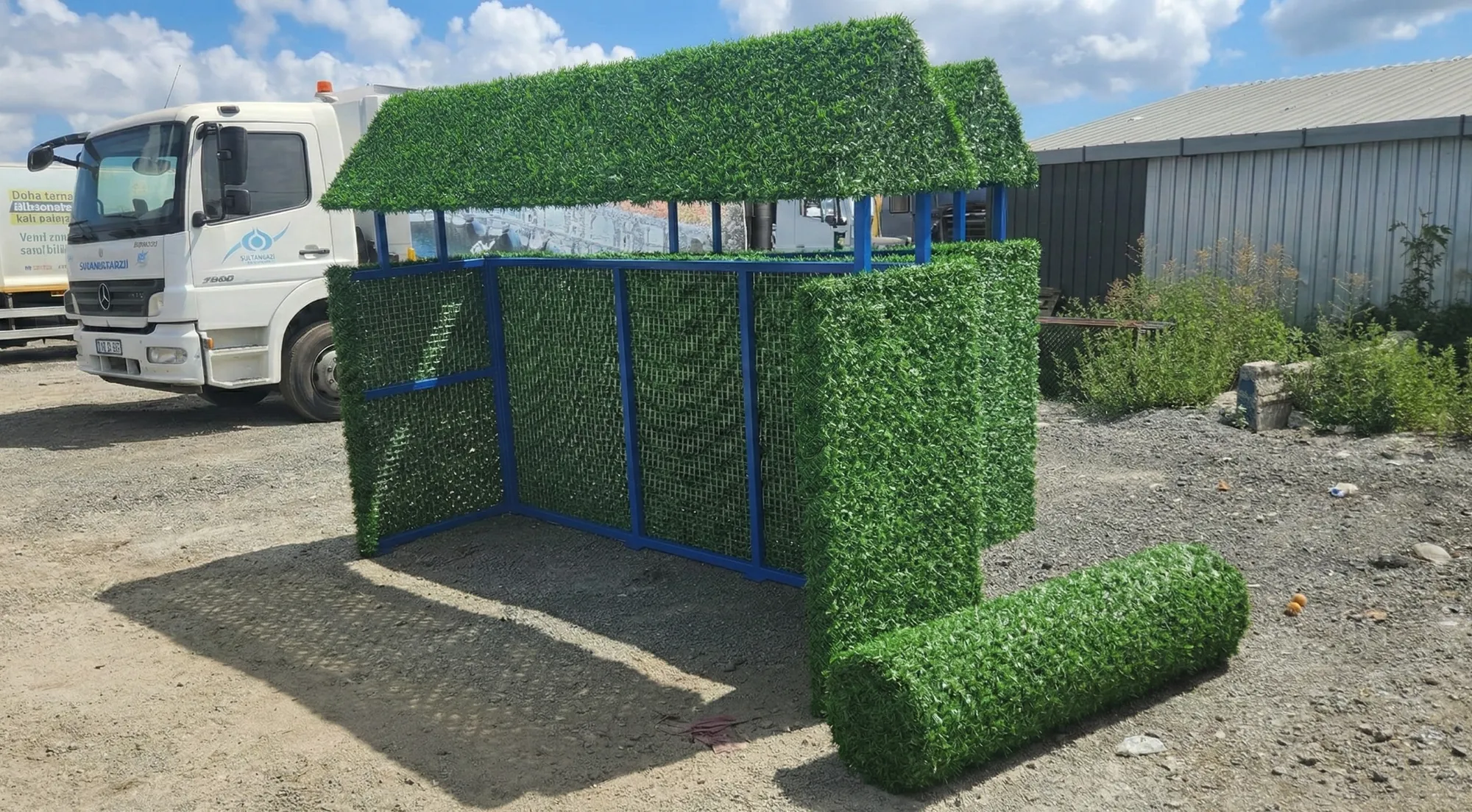 Çöp Konteyneri Çerçevesi ve Çim Çit Alımı - SULTANGAZİ BELEDİYESİ